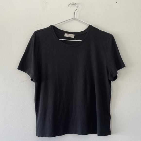 ARITZIA Babaton Everyday T-shirt Black Women's Large - Picture 2 of 10